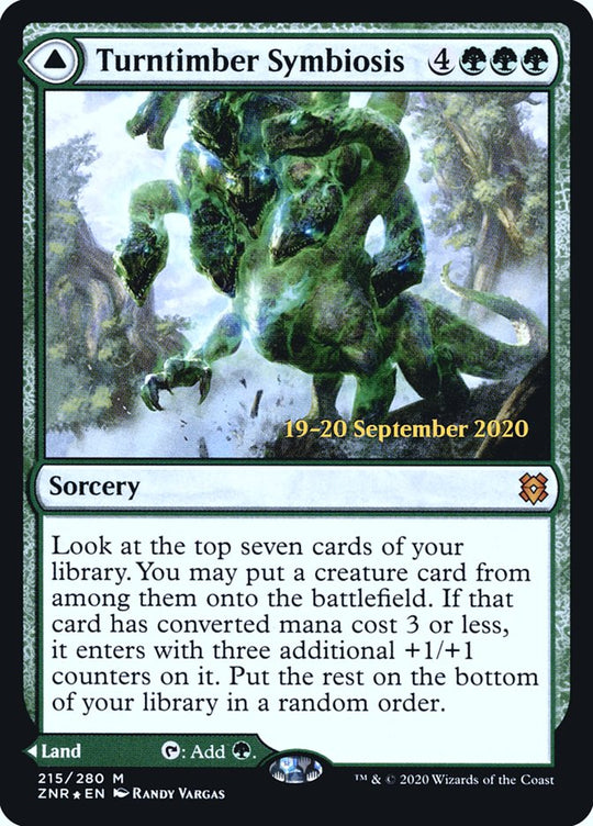 Turntimber Symbiosis (PRE-215) - Zendikar Rising Promos Foil