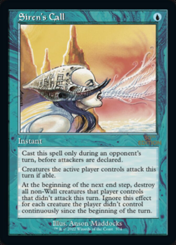 Siren's Call (Retro Frame) (30A-374) - 30th Anniversary Edition