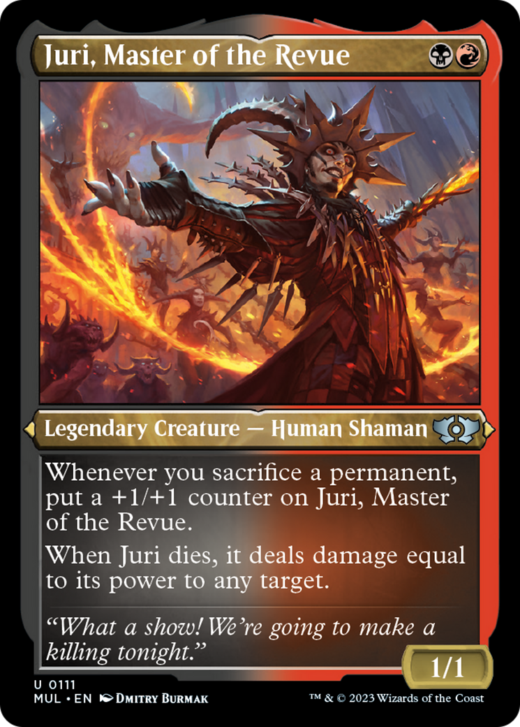 Juri, Master of the Revue (Foil Etched) [Multiverse Legends] | The CG Realm