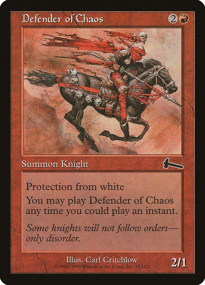Defender of Chaos [Urza's Legacy] | The CG Realm
