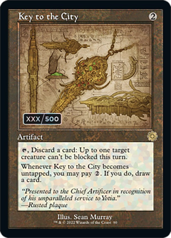 Key to the City (Retro Schematic) (Serialized) [The Brothers' War Retro Artifacts] | The CG Realm