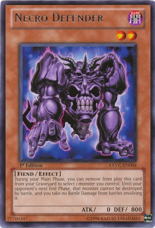 Necro Defender [EXVC-EN004] Rare | The CG Realm