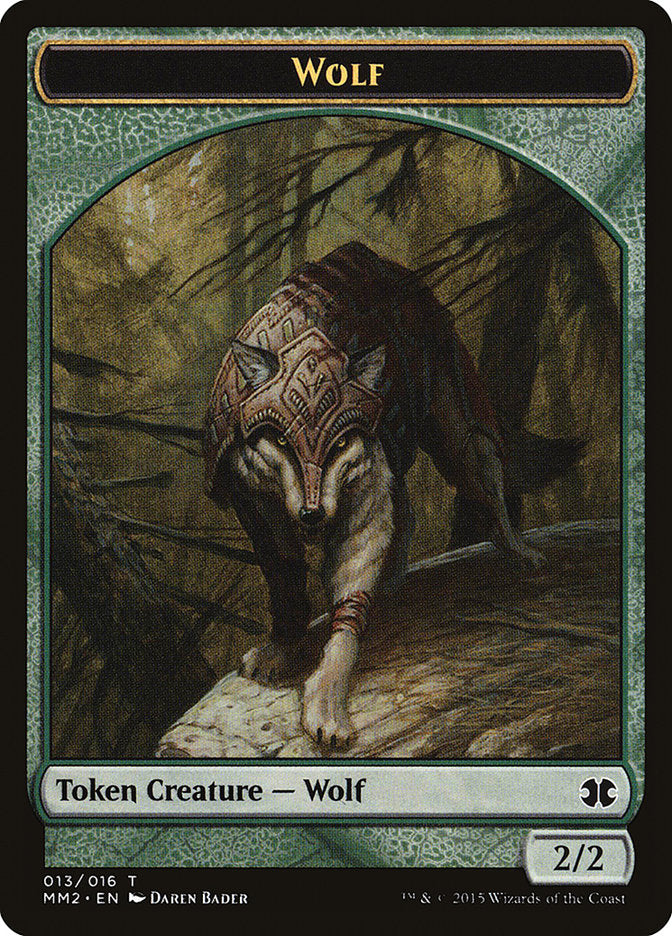 Wolf Token [Modern Masters 2015 Tokens] | The CG Realm