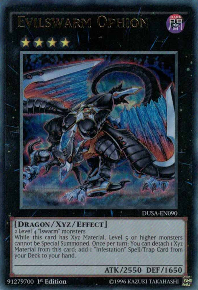 Evilswarm Ophion [DUSA-EN090] Ultra Rare | The CG Realm