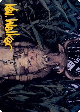 Fleshtaker Art Card (Gold-Stamped Signature) [Innistrad: Midnight Hunt Art Series] | The CG Realm