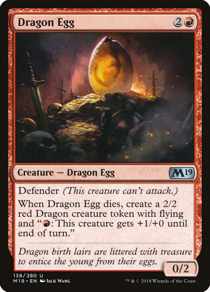 Dragon Egg [Core Set 2019] | The CG Realm