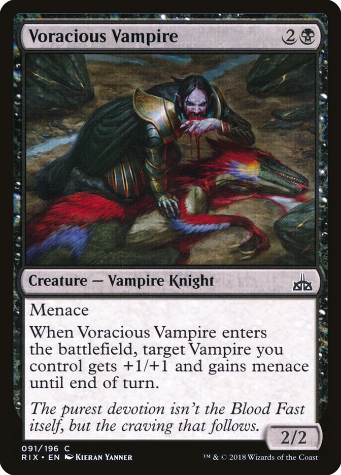 Voracious Vampire [Rivals of Ixalan] | The CG Realm