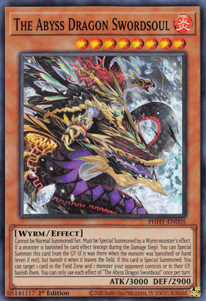 The Abyss Dragon Swordsoul [PHHY-EN005] Super Rare | The CG Realm