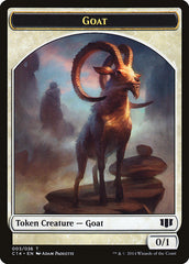 Goblin // Goat Double-Sided Token [Commander 2014 Tokens] | The CG Realm