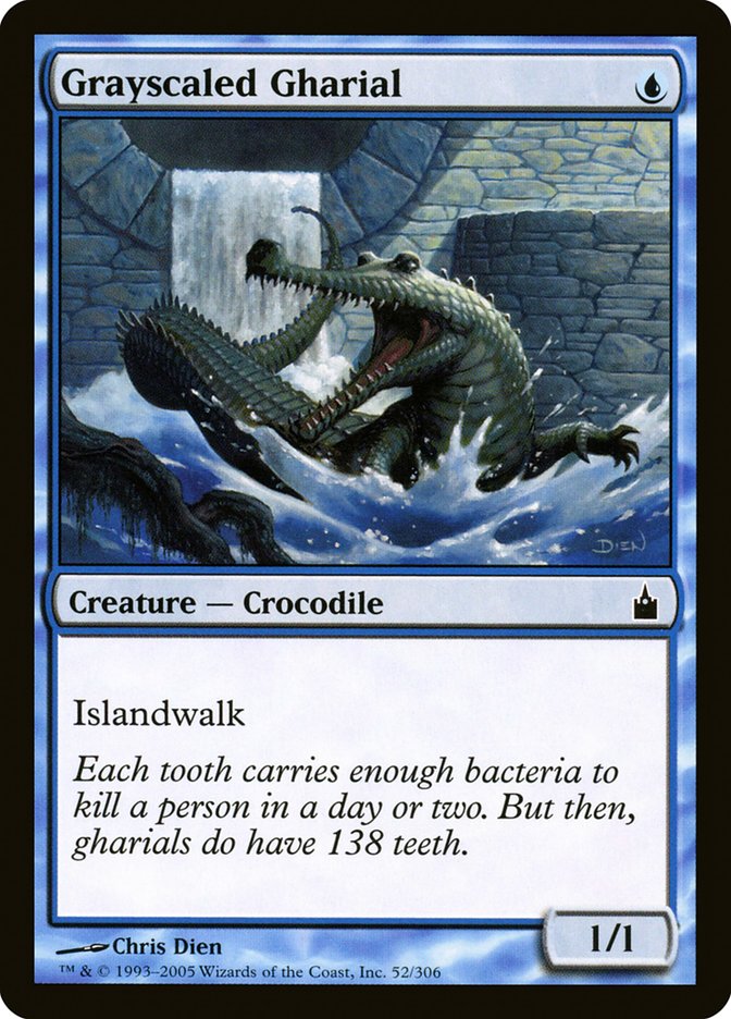 Grayscaled Gharial [Ravnica: City of Guilds] | The CG Realm