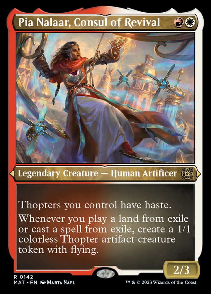 Pia Nalaar, Consul of Revival (Foil Etched) [March of the Machine: The Aftermath] | The CG Realm