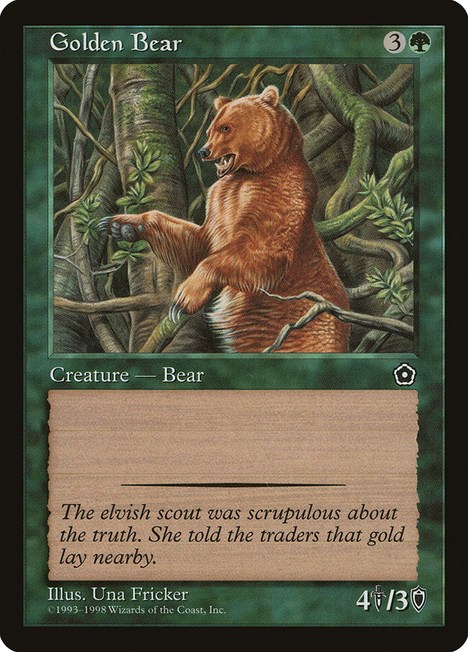 Golden Bear [Portal Second Age] | The CG Realm