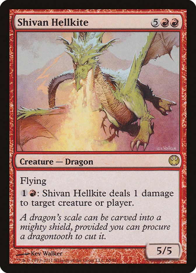 Shivan Hellkite [Duel Decks: Knights vs. Dragons] | The CG Realm