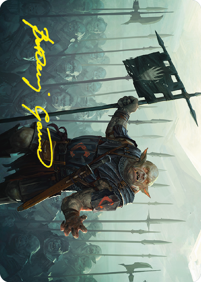 Ugluk of the White Hand Art Card (Gold-Stamped Signature) [The Lord of the Rings: Tales of Middle-earth Art Series] | The CG Realm