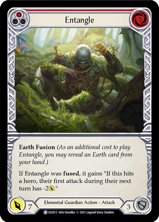 Entangle (Red) [ELE013] (Tales of Aria)  1st Edition Rainbow Foil | The CG Realm