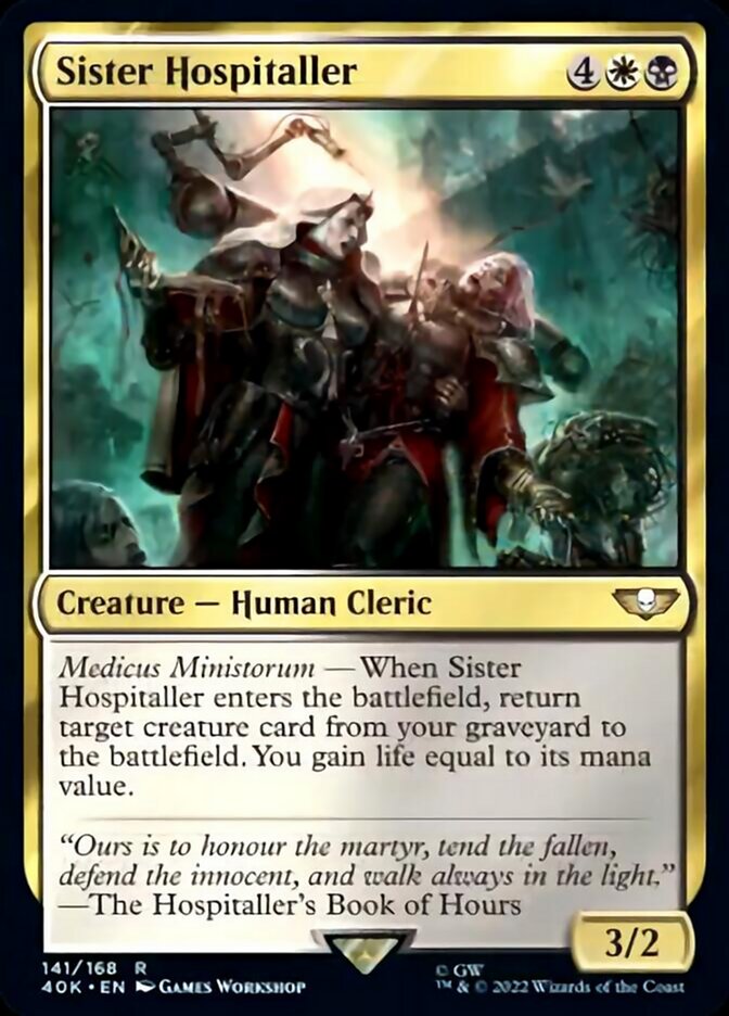 Sister Hospitaller [Warhammer 40,000] | The CG Realm