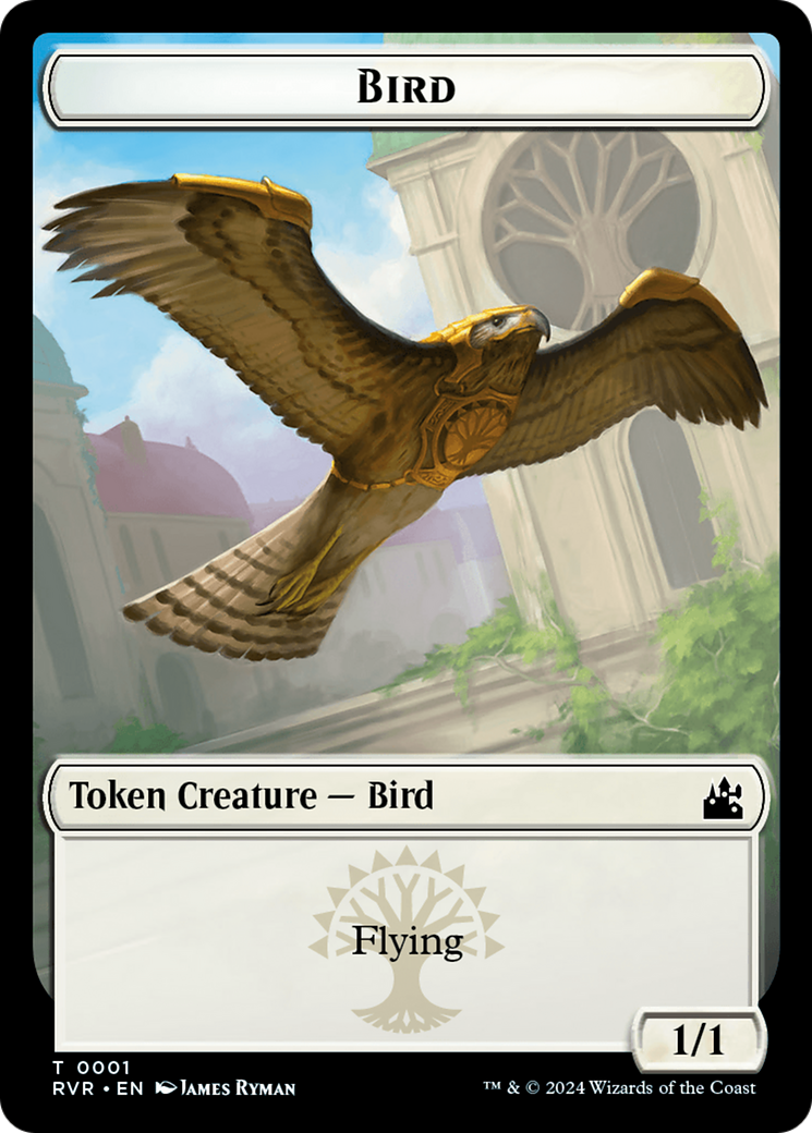 Bird // Voja Double-Sided Token [Ravnica Remastered Tokens] | The CG Realm
