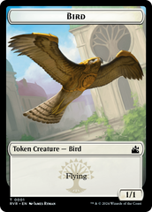 Bird // Soldier Double-Sided Token [Ravnica Remastered Tokens] | The CG Realm