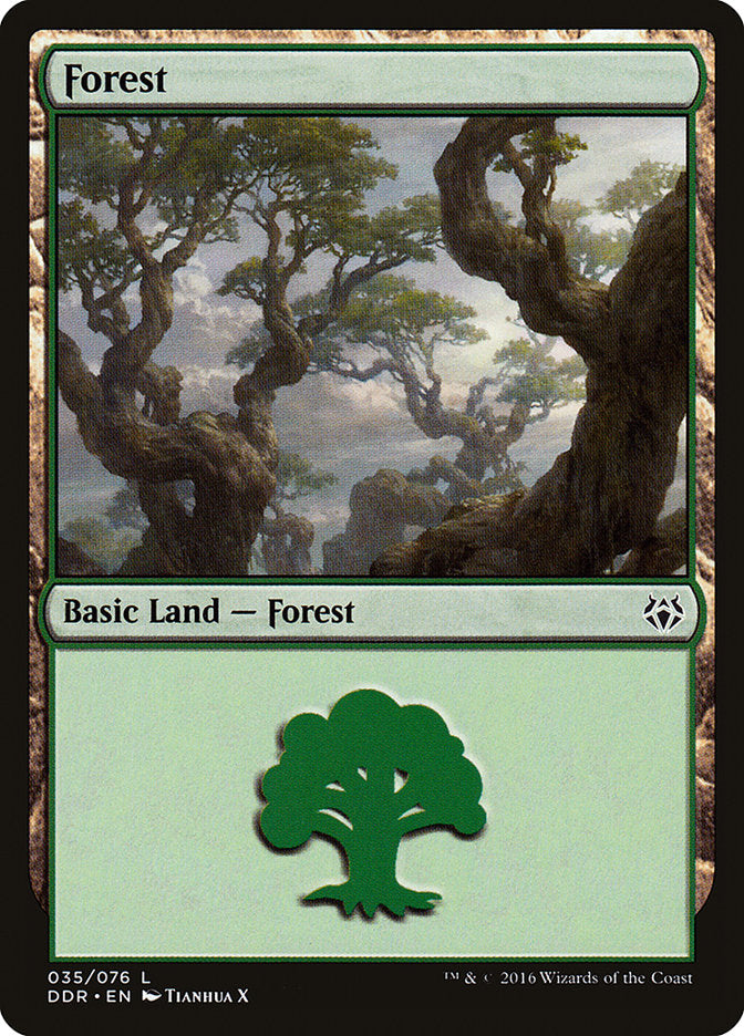 Forest (35) [Duel Decks: Nissa vs. Ob Nixilis] | The CG Realm