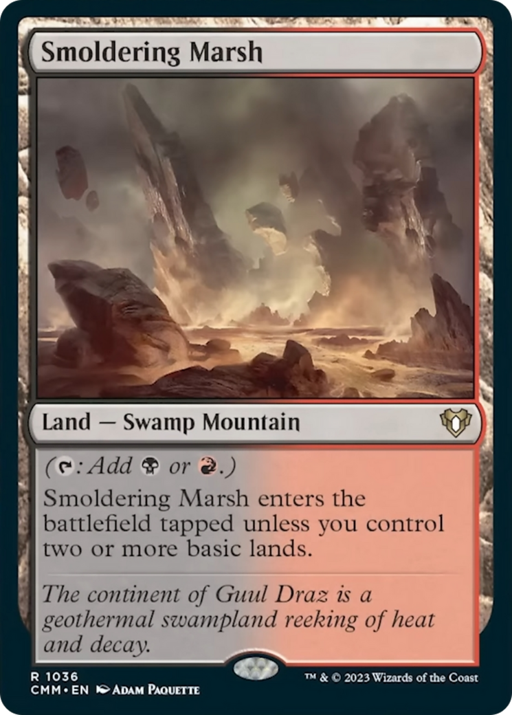 Smoldering Marsh [Commander Masters] | The CG Realm