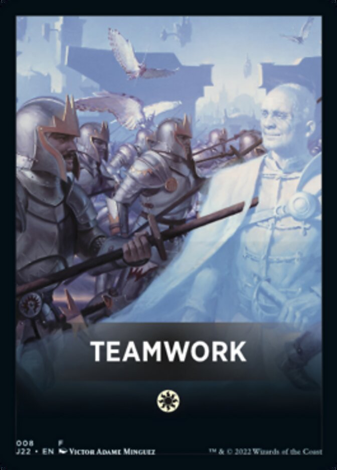 Teamwork Theme Card [Jumpstart 2022 Front Cards] | The CG Realm