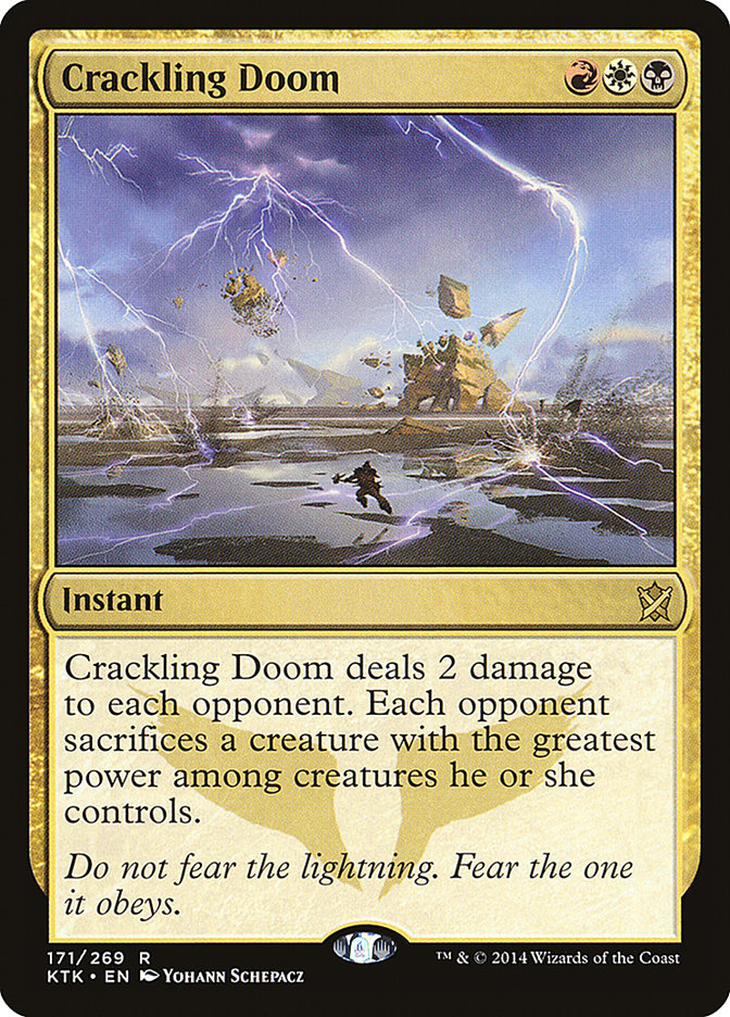 Crackling Doom [Khans of Tarkir] | The CG Realm