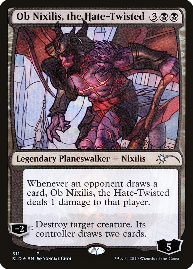 Ob Nixilis, the Hate-Twisted (Stained Glass) [Secret Lair Drop Promos] | The CG Realm