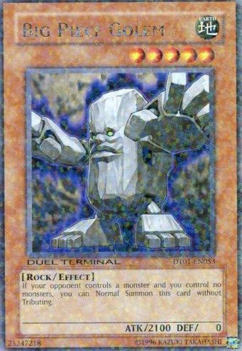 Big Piece Golem [DT01-EN053] Rare | The CG Realm