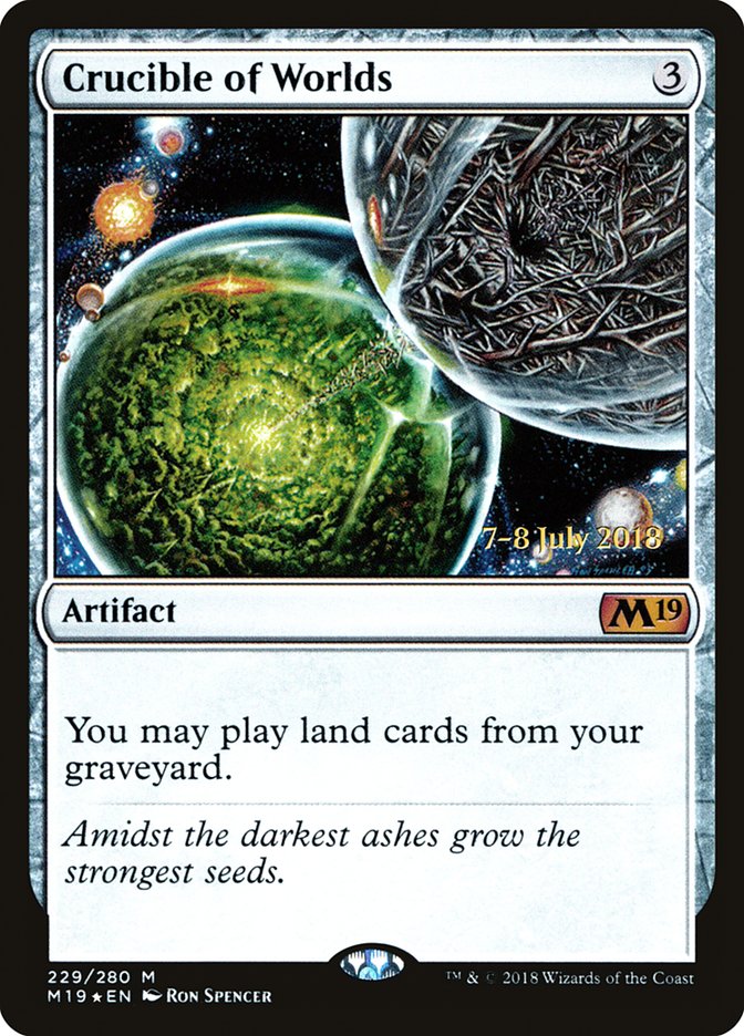 Crucible of Worlds [Core Set 2019 Prerelease Promos] | The CG Realm