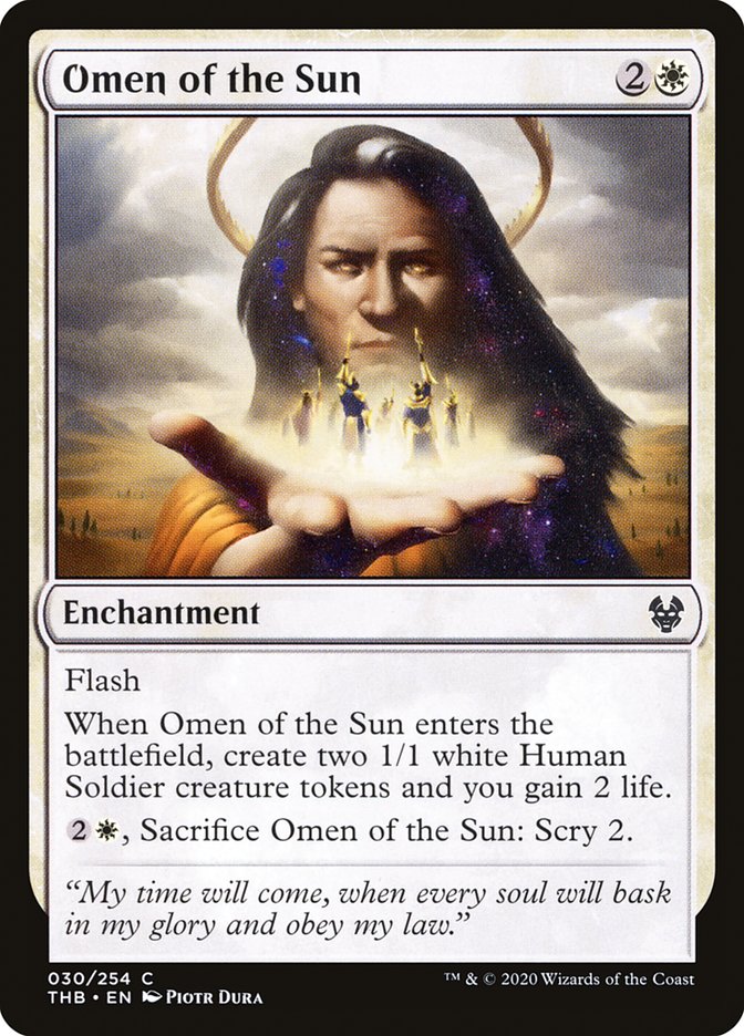 Omen of the Sun [Theros Beyond Death] | The CG Realm