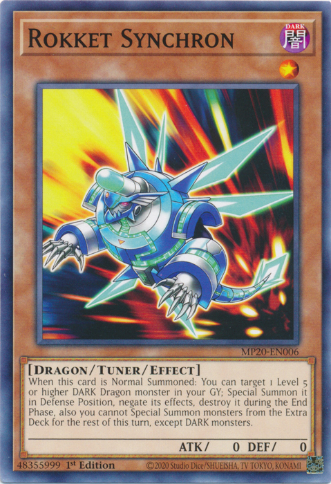 Rokket Synchron [MP20-EN006] Common | The CG Realm
