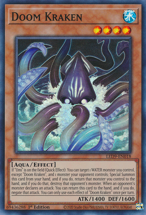 Doom Kraken [LED9-EN018] Super Rare | The CG Realm