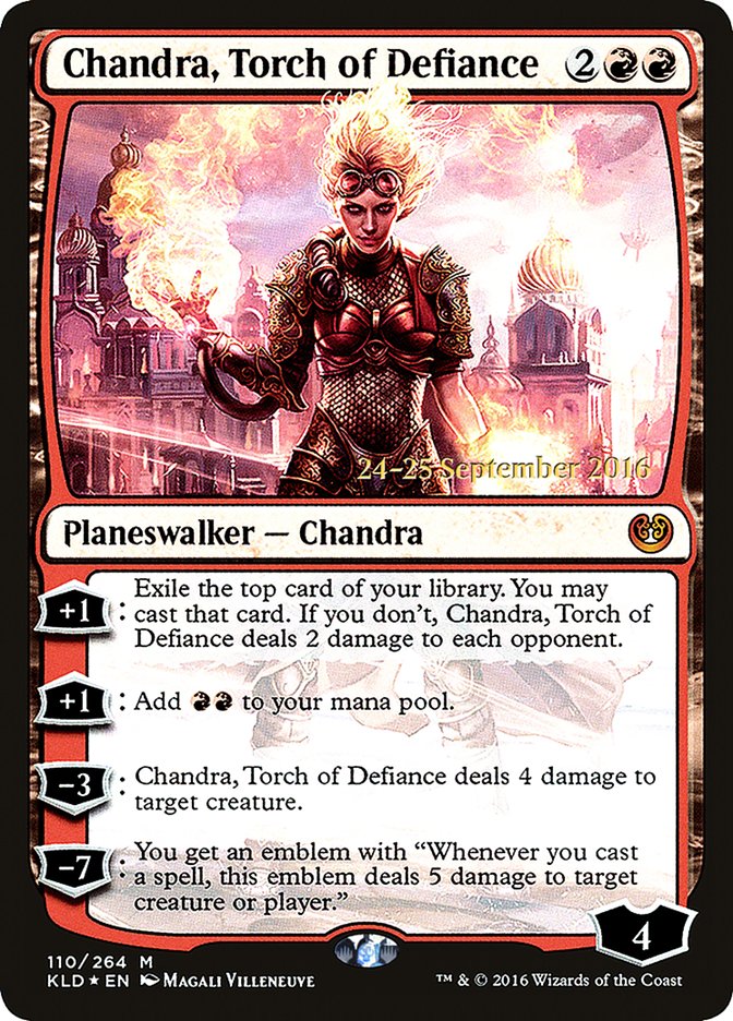 Chandra, Torch of Defiance [Kaladesh Prerelease Promos] | The CG Realm