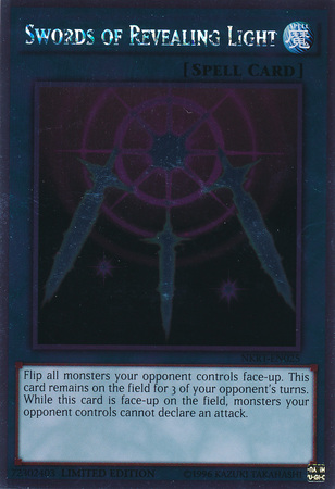 Swords of Revealing Light [NKRT-EN025] Platinum Rare | The CG Realm