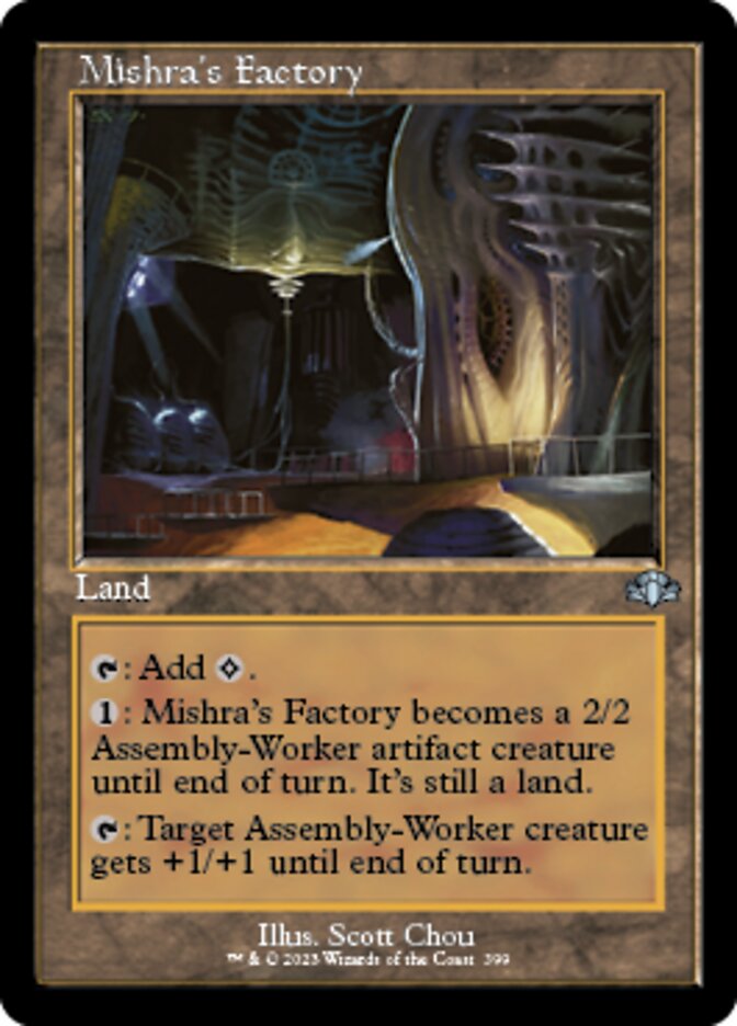 Mishra's Factory (Retro) [Dominaria Remastered] | The CG Realm