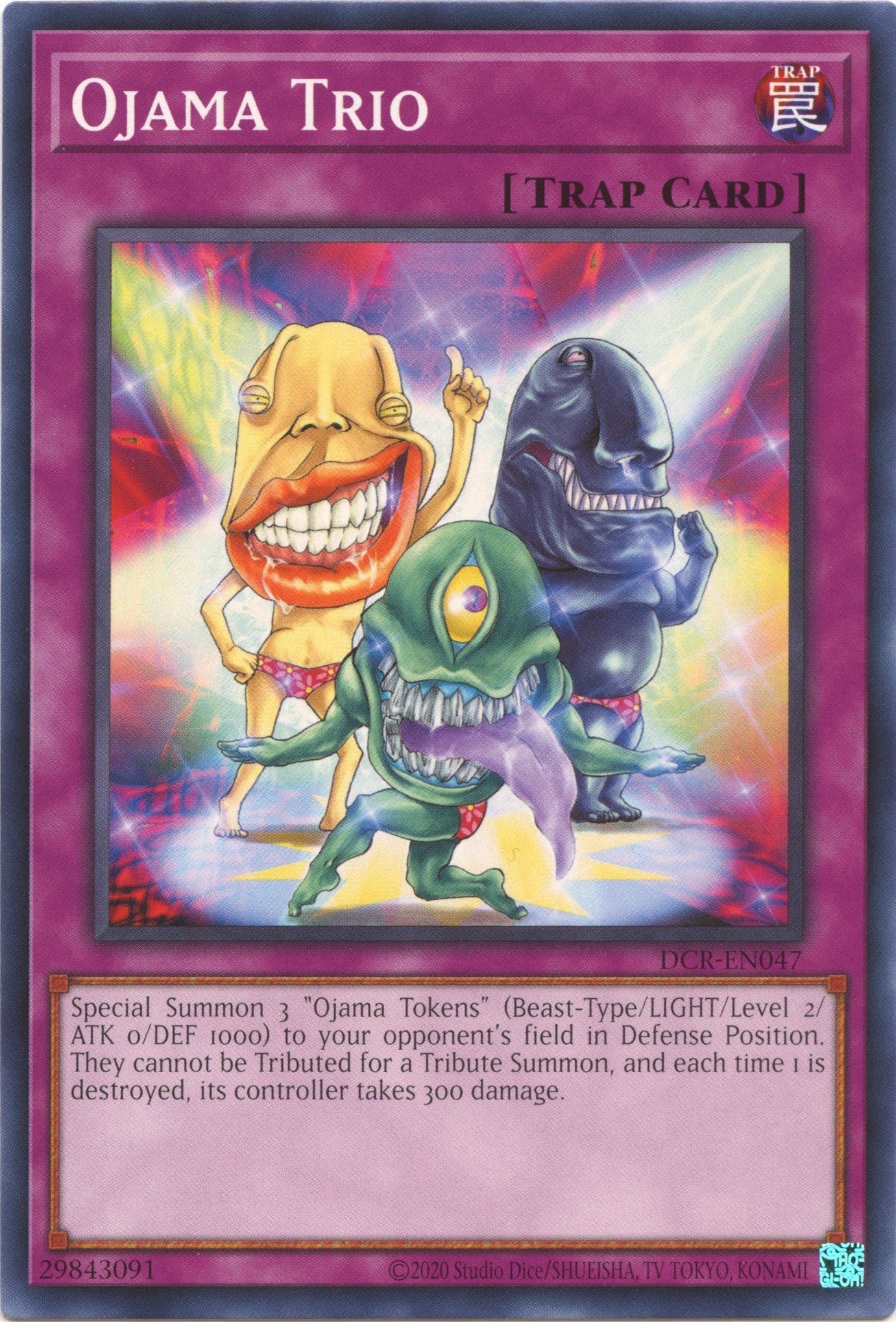 Ojama Trio (25th Anniversary) [DCR-EN047] Common | The CG Realm
