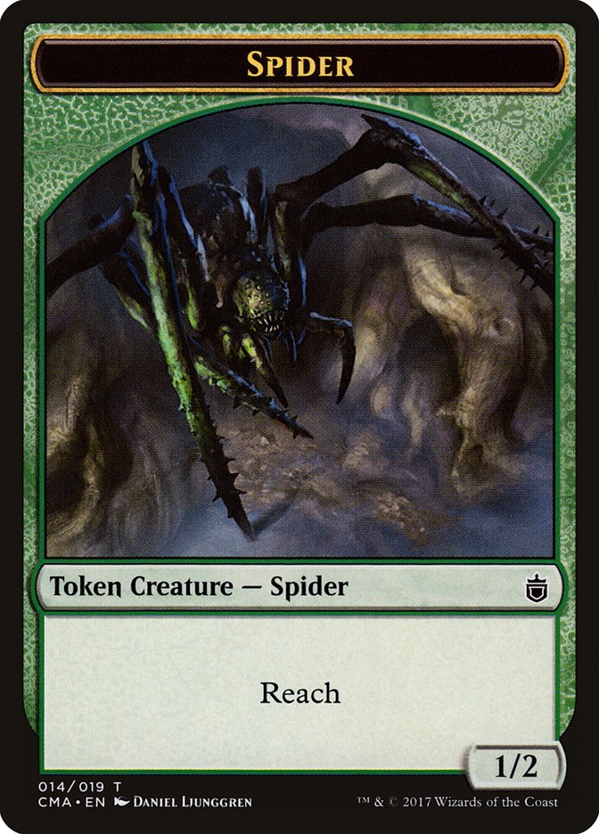 Spider Token [Commander Anthology Tokens] | The CG Realm