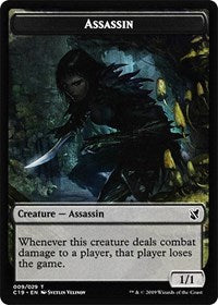 Assassin // Morph Double-Sided Token [Commander 2019 Tokens] | The CG Realm