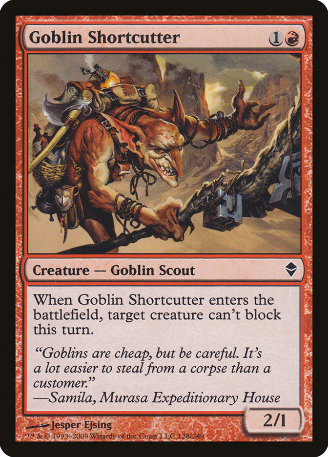 Goblin Shortcutter [Zendikar] | The CG Realm