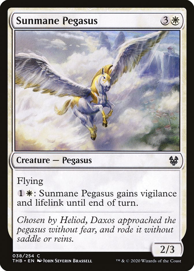Sunmane Pegasus [Theros Beyond Death] | The CG Realm