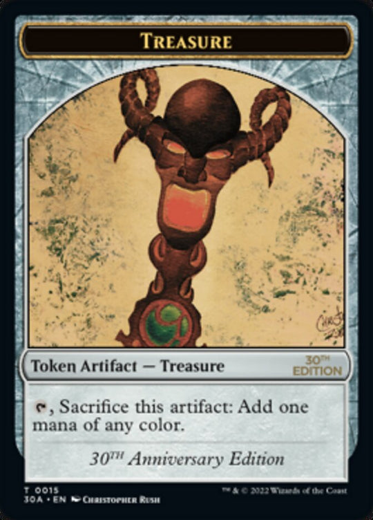 Treasure (0015) Token (30A-015) - 30th Anniversary Tokens