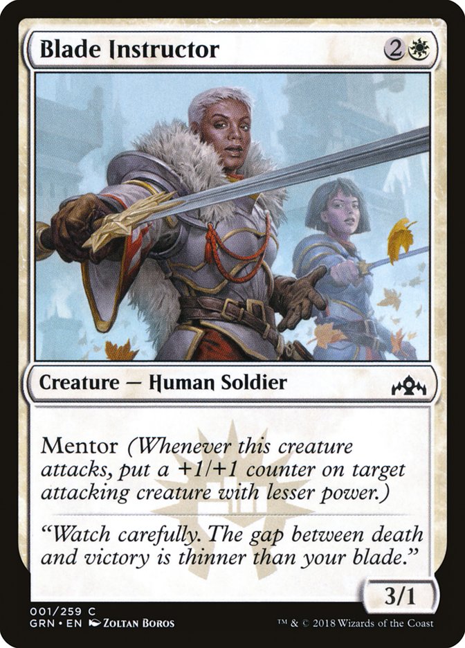Blade Instructor [Guilds of Ravnica] | The CG Realm