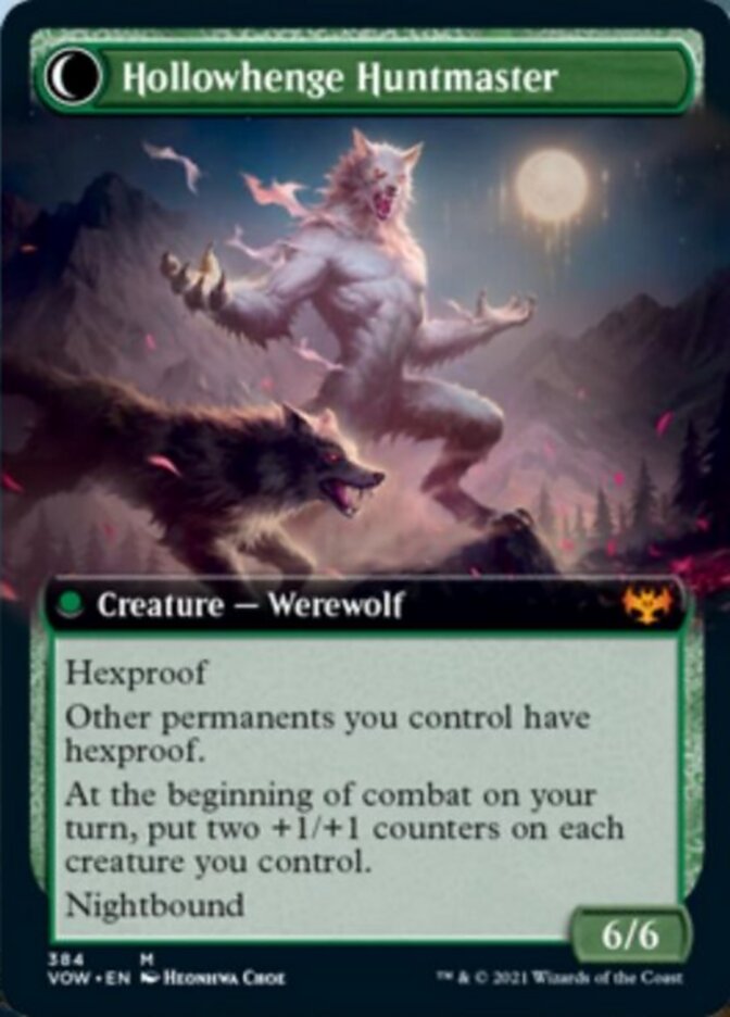 Avabruck Caretaker (Extended Art) (VOW-384) - Innistrad: Crimson Vow: (Extended Art, Double Faced Transform)