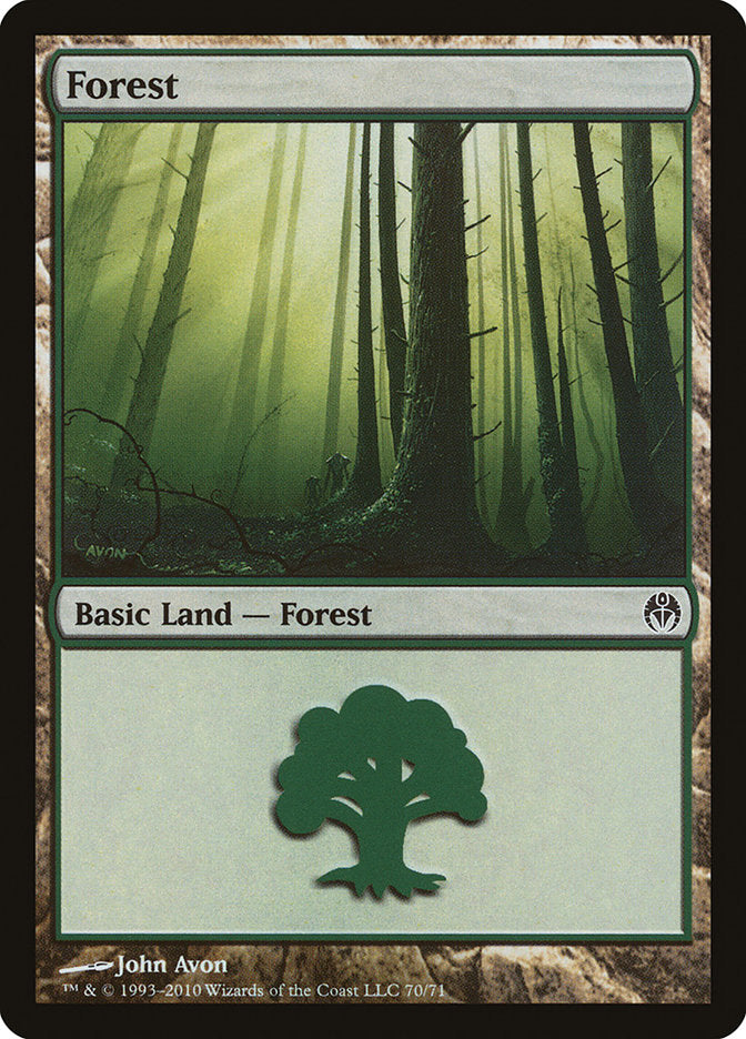 Forest (70) [Duel Decks: Phyrexia vs. the Coalition] | The CG Realm