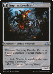 Smoldering Werewolf // Erupting Dreadwolf [Eldritch Moon] | The CG Realm