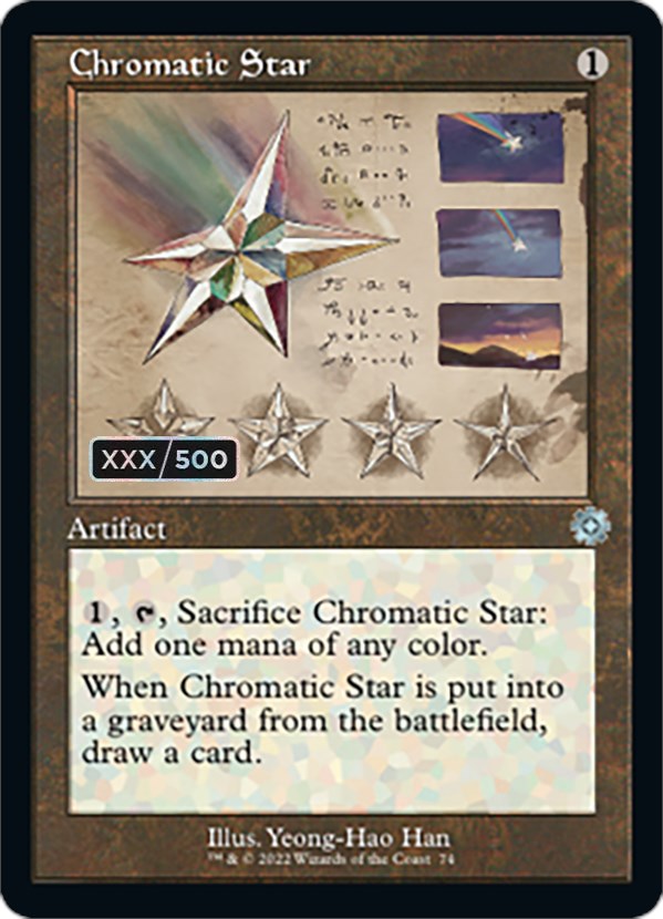 Chromatic Star (Retro Schematic) (Serialized) [The Brothers' War Retro Artifacts] | The CG Realm