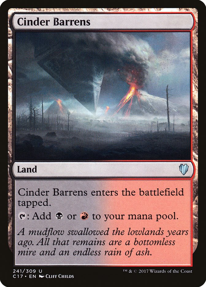 Cinder Barrens [Commander 2017] | The CG Realm