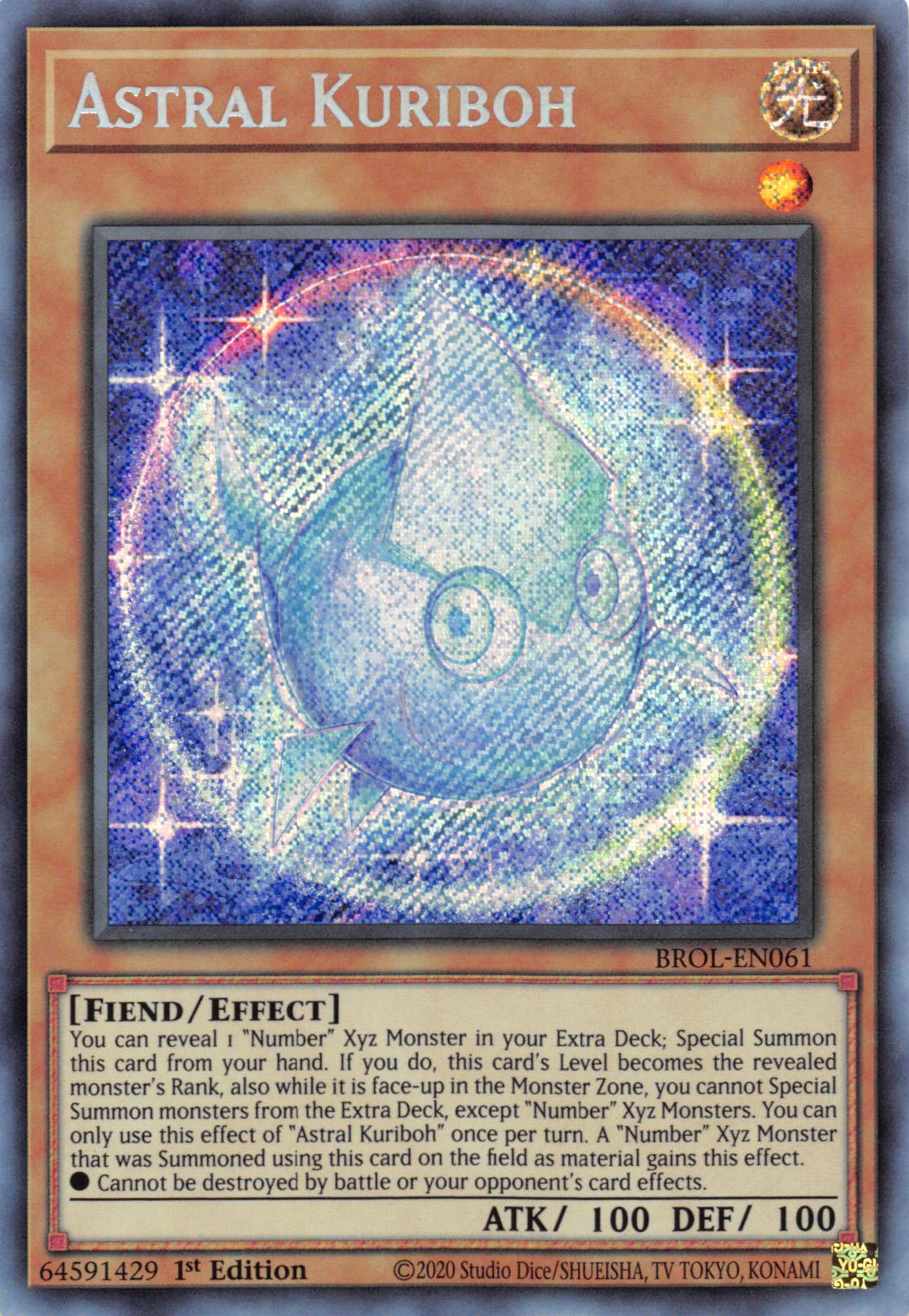Astral Kuriboh [BROL-EN061] Secret Rare | The CG Realm