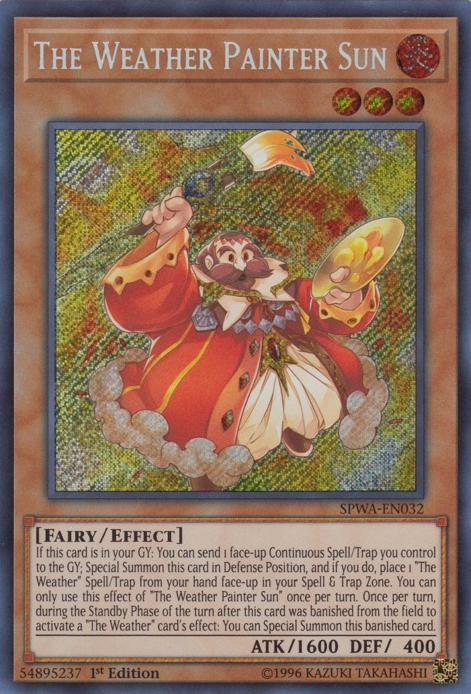 The Weather Painter Sun [SPWA-EN032] Secret Rare | The CG Realm