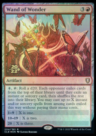 Wand of Wonder [Commander Legends: Battle for Baldur's Gate Prerelease Promos] | The CG Realm